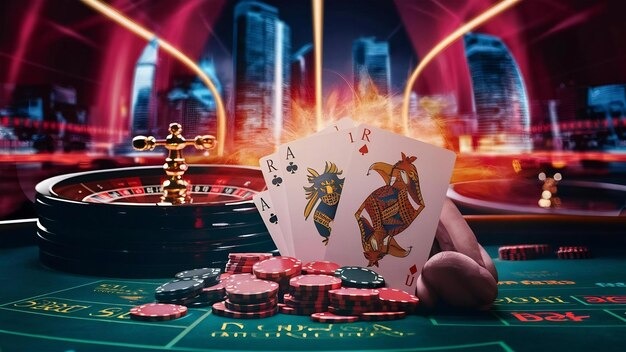 Live blackjack dealer at lawu88slot studio with multi-camera setup